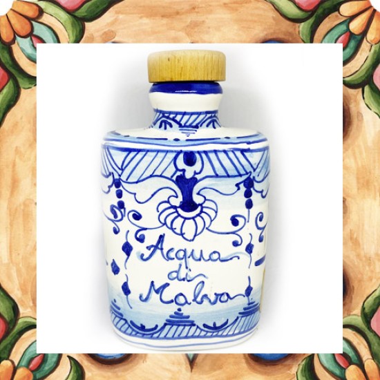 Χειροποίητο κεραμικό βαζάκι με κούμπωμα από φελλό